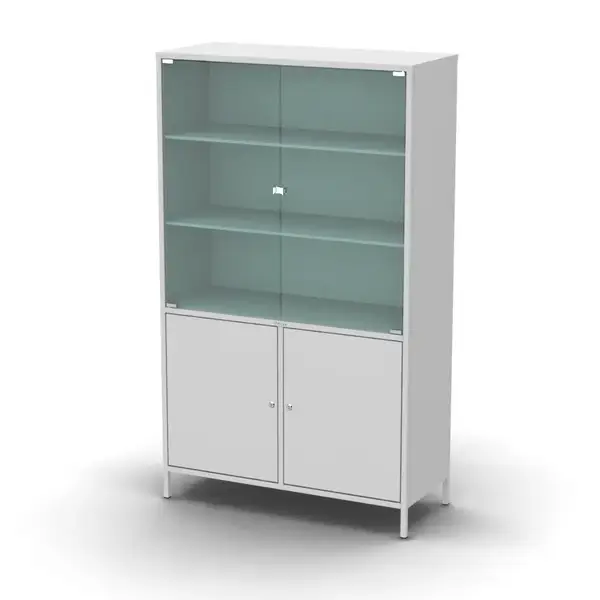Medical cabinet ШМ-2с two-door with a safe TM Omega