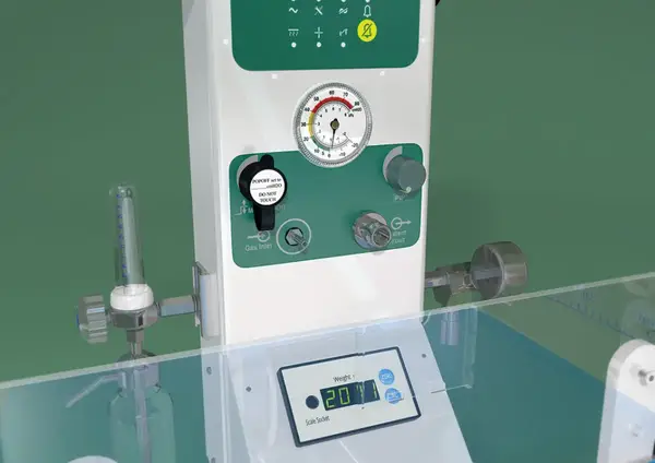 Resuscitation system for newborns BLR-2100A