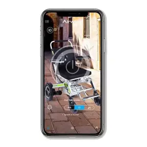 Airwheel H3T folding electric trolley with 3 in 1 control