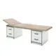 Procedural couch KP 1.02 (color of chipboard cabinets: white with gray edge), TM Alumix TMK