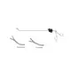 Laparoscopic forceps for biliary lithotomy