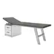 Procedural couch KP 1.01 (color of metal frame: gray; color of chipboard cabinet: white with gray edge), TM Alumix TMK